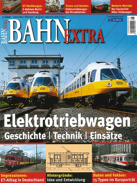 Bahn Extra 5/2007: Elektrotriebwagen