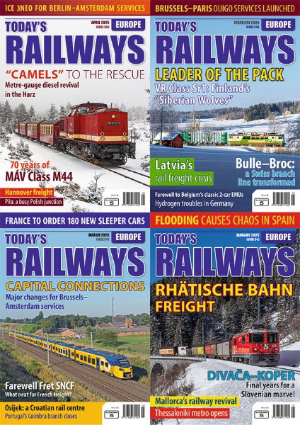 Today's Railways Europe 12-issue Subscription