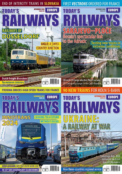 Today's Railways Europe 12-issue DIGITAL Subscription for Tablet, Laptop, PC and Smartphone