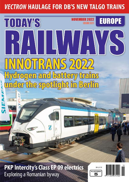 Today's Railways Europe 321: November 2022