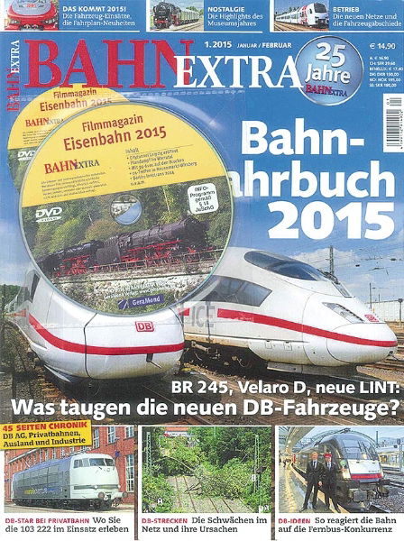 Bahn Extra 1/2015: Bahn Jahrbuch 2015