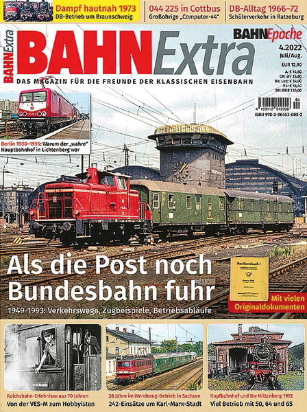 Bahn Extra 4/2022: Als die Post noch Bundesbahn fuhr