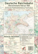 Deutsche Reichsbahn Ubersichtskarte Map 1938 (GVE)