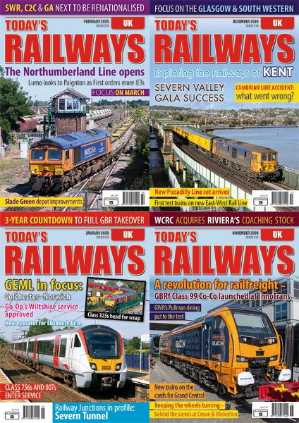 Today's Railways UK 12-issue Subscription